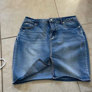 Denim Mini Skirt